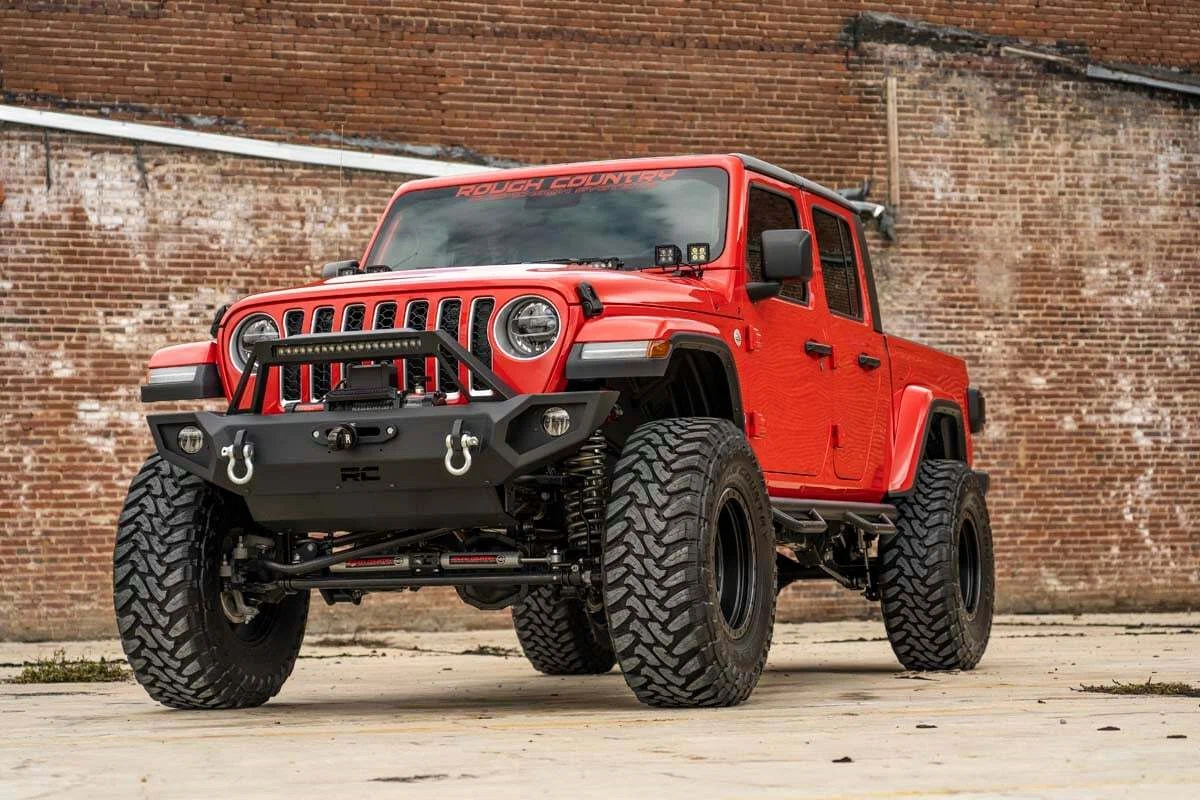 Fits Jeep Gladiator JT(18-24) LED Light Quad Cowl Mount 2_ Black White DRL 70824